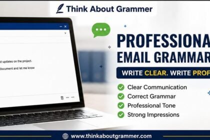 Professional email grammar rules