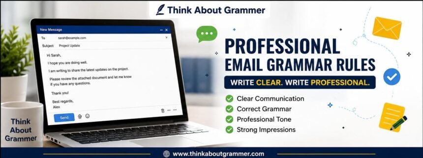 Professional email grammar rules