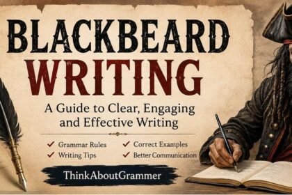 Blackbeard Writing