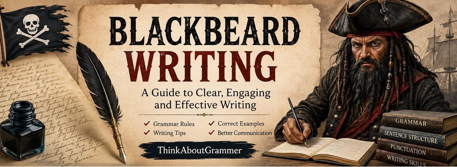 Blackbeard Writing