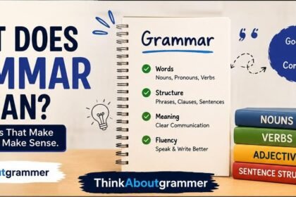 What Does Grammar Mean