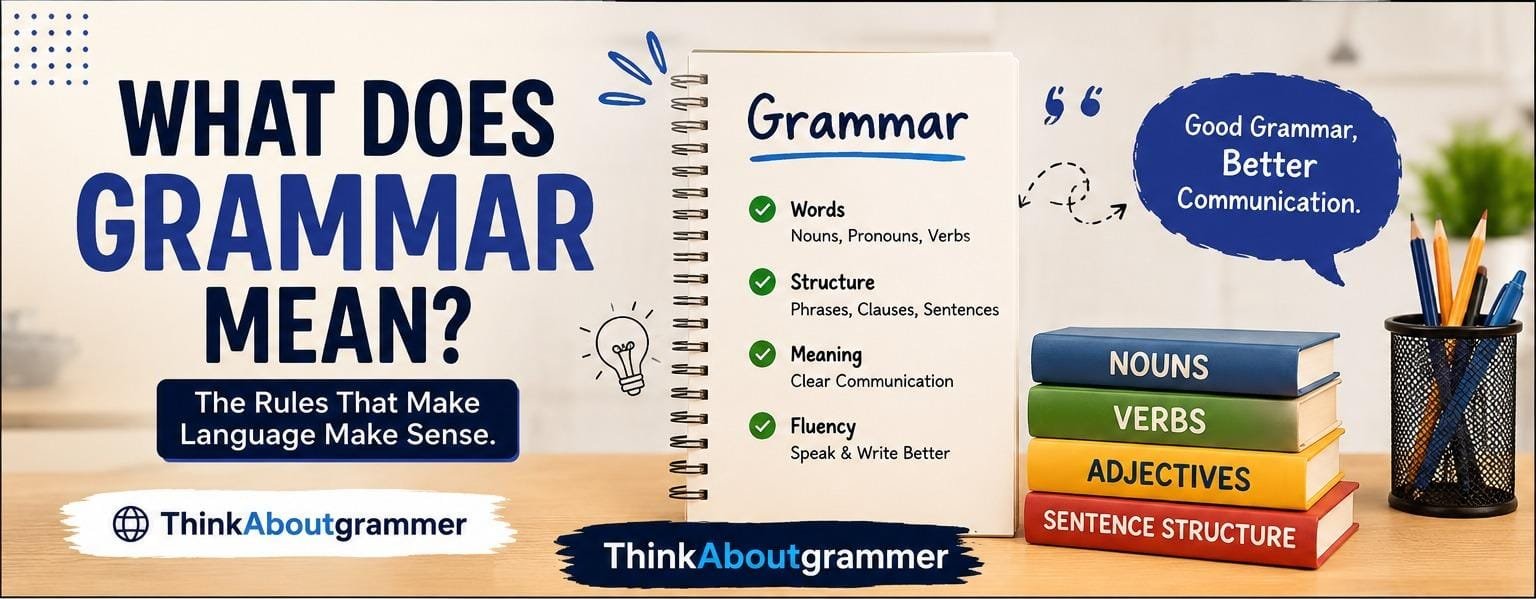 What Does Grammar Mean