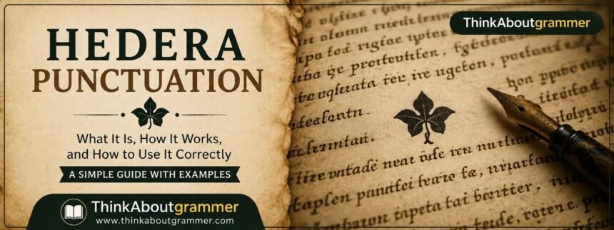 Hedera Punctuation