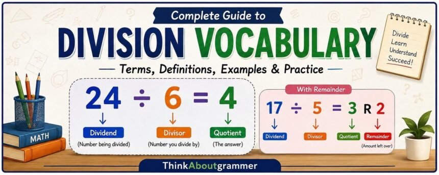 Division Vocabulary