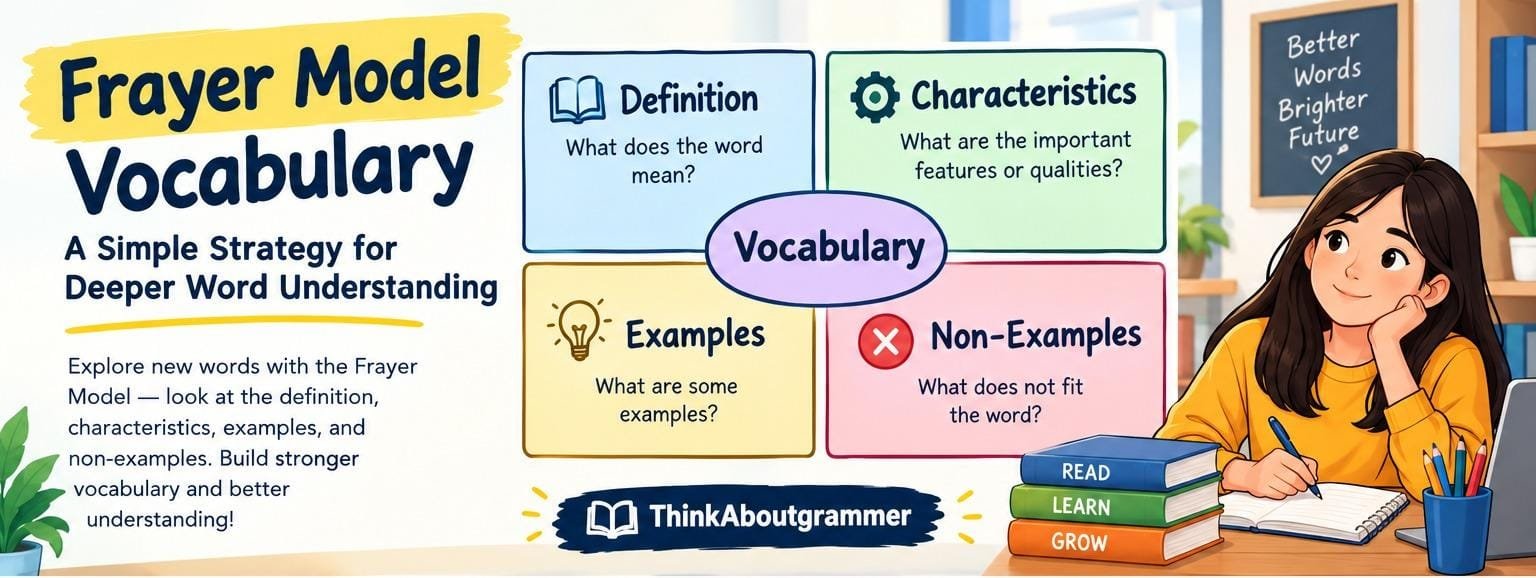 Frayer Model Vocabulary